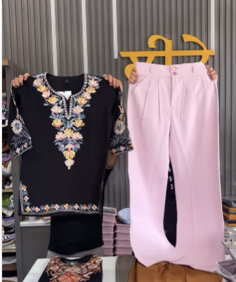 Kashmiri Embroidery Co-ord Set